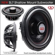 Subwoofer DD SL712 D4 30 cm 2x4Ω SLIM auto spl Digital Designs Red Line sottile 
