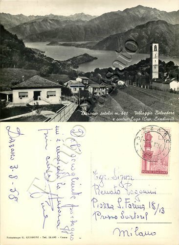 Cartolina dizzasco - cartolina, di