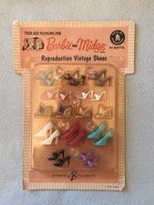 BARBIE Scarpe Barbie and Midge Riproduction Vintage Shoes 2004 Mattel