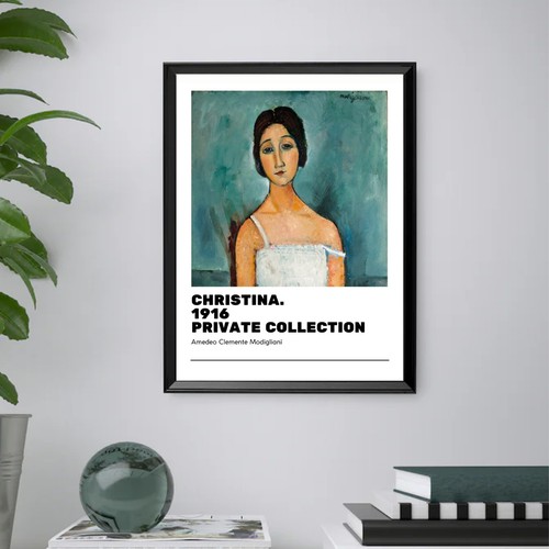 Amedeo modigliani quadro con - quadro,