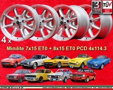 4 Cerchi Minilite Datsun 280Z