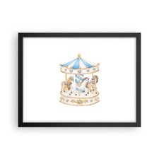 Poster 40x30cm Cavalli Giostra