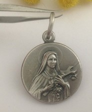 MEDAGLIETTA "SANTA TERESA DEL BAMBIN GESU"- ARGENTO 925