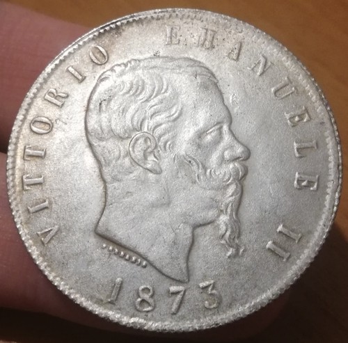 Lire 1873 regno - -, 5