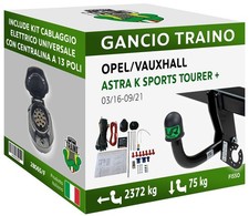 Gancio Fisso Opel ASTRA K