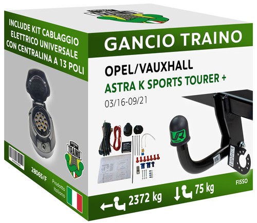 Gancio fisso opel astra - fisso, k
