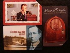 Schede Telefoniche G. 414/5+2091 "G. Marconi - Radio"