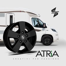 eta beta ATRIA 6,5x16" 5x120 ET45 ML65.1 NERO OPACO camper e caravan e...