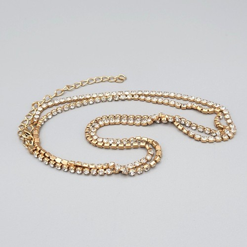 Collana tennis con inserto - collana,