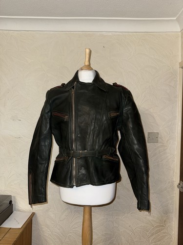 Giacca pelle tedesca vintage