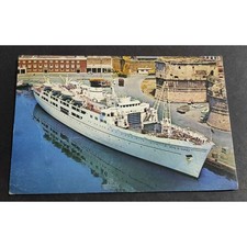 Cartolina Tirrenia - Motonavi Città di Napoli - Citta di Nuoro