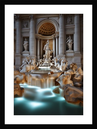 Quadro stampa tela poster - su,