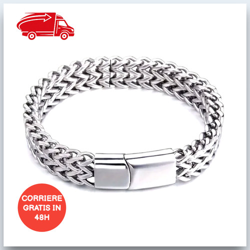 Bracciale uomo doppio strato