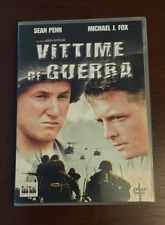 Film in DVD Vittime di guerra con Sean Penn e Michael J. Fox anno 1989