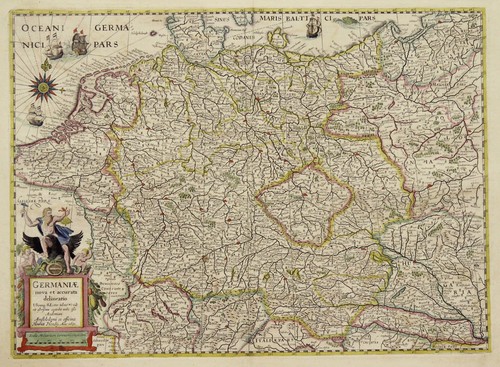 Germania originale incisione - germania,