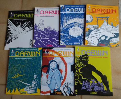 Lotto fumetti darwin - 7, serie