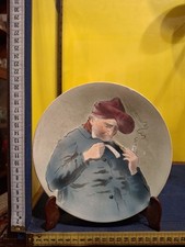 Antico E Particolare Piatto Ceramica 