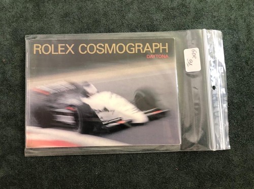 Rolex daytona booklet vintage - rolex,