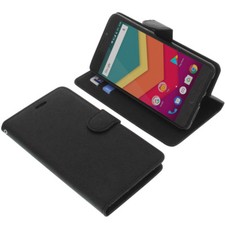 Custodia per Vernee Thor Plus Book-Style Protettiva Cellulare a Libro Nero