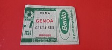 BIGLIETTO ROMA GENOA 2-0 DI