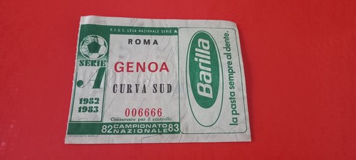 Biglietto roma genoa - genoa, 2-0