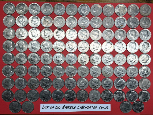 Lotto 100 monete - monete, dollari