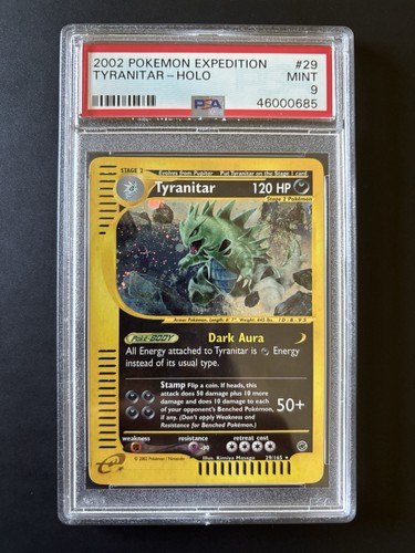 Pokémon card tyranitar holo - card,