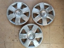 3X ORIGINAL COPRIRUOTA 15'' RENAULT KANGOO 403158900R ARGENTO ROTTI E ROVINATI