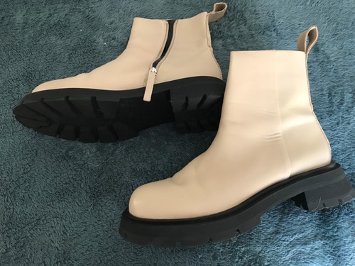 Stivali zara chunky cream - stivali,