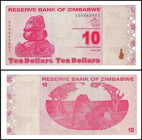 Banconota dollari zimbabwe - dollari,