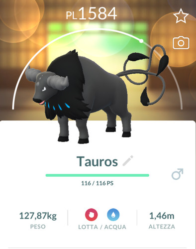 Pokemon tauros aqua - go,