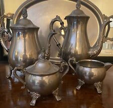 servizio da the in argento 800