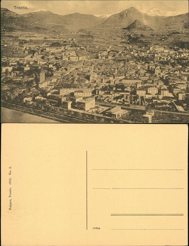 Cartolina trento totale - cartolina,