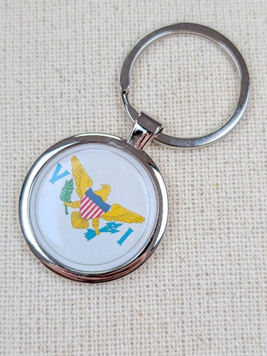 Virgin islands flag - virgin, keyring
