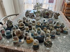 40 Palle  di vetro con neve souvenir sfera di vetro con neve snow ball SET da 10