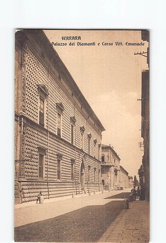 Cartolina palazzo dei diamanti - palazzo,