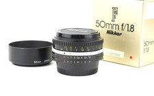 Nikon Ai-s Nikkor 50mm 1:1.8 NEW standard lens obiettivo pancake Box Excellent