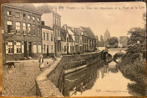 Belgio cartolina bruges brugge - cartolina,