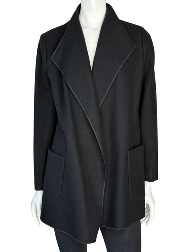 Cappotto agnona nero - cappotto,