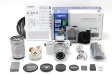 [QUASI NUOVO] Olympus PEN Lite E-PL3 fotocamera digitale obiettivo 14-42 mm 40-150 mm GIAPPONE