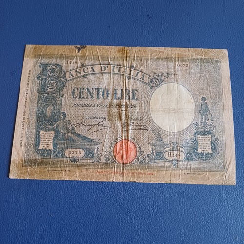 Banconota rara 100 lire - banconota,