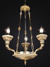 LAMPADARIO IN OTTONE E