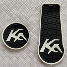 FORD Ka (2008 - 2016) SET 2 PEZZI PORTABICCHIERI INTERNO CANCELLO - SOLO BIANCO