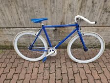 BICICLETTA **CUSTOM** UOMO BLU E BIANCA (super leggera da 8 kg)