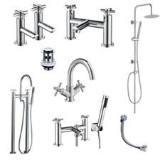 Rubinetti bagno cromati