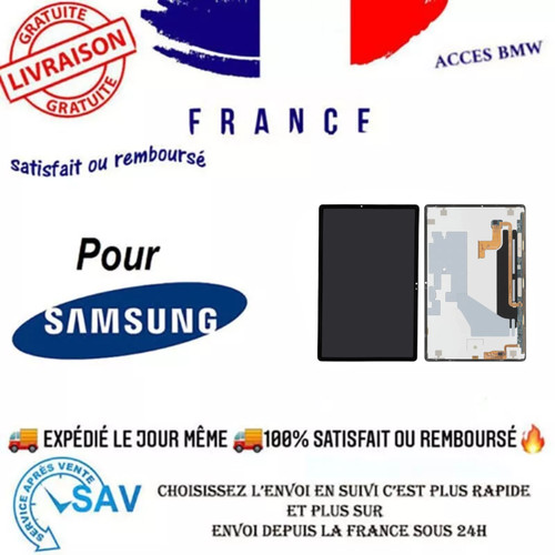 Original ecran lcd noir - lcd, pour
