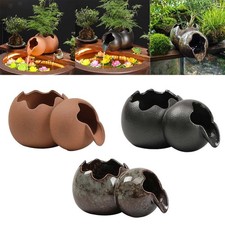 Fontana in ceramica circolare