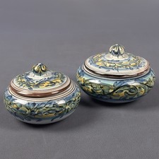 Vasetti Potiche Maiolica Albissola EMMEBI Bertolotto Firmati Vintage 1960