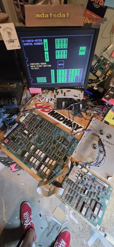 Mortal kombat pcb - mortal,