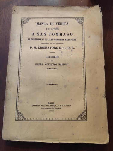 Manca verità oppone - e, si